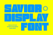 Savior - 2 Styles Bold Sans Serif, a Sans Serif Font by Mahesans Co (Thumbnail 3 of 11)