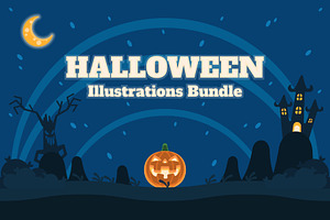 Halloween Illustrations Bundle
