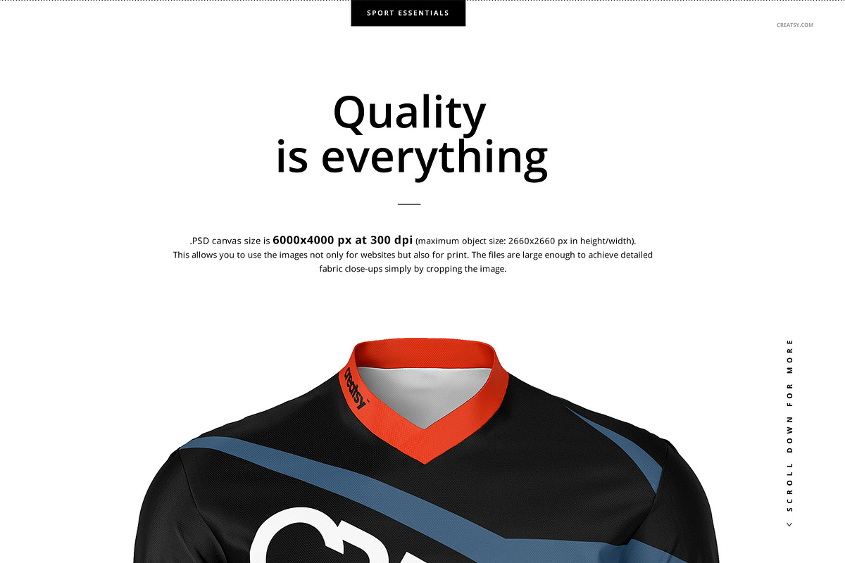 Motocross Jersey Mockup Set, a Shirt Mockup by creatsy5 (Photo 2 of 5)