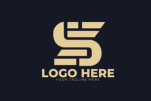 Initial Letter S Logo Design, a Branding & Logo Template by Pixelpur