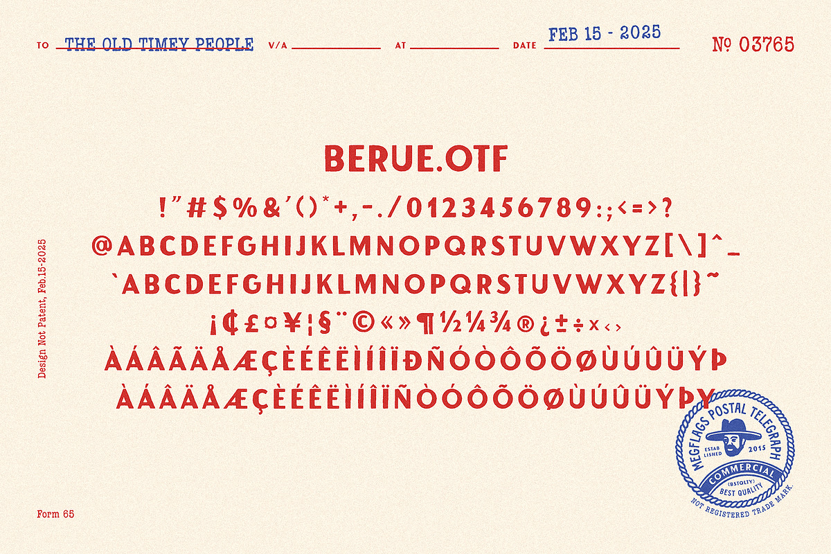 Beruegram, a Sans Serif Font by Megflags (Photo 3 of 9)