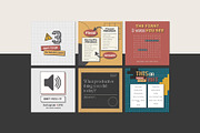 Instagram Engagement Retro CANVA, a Social Media Template by Analogi Studio (Thumbnail 7 of 24)