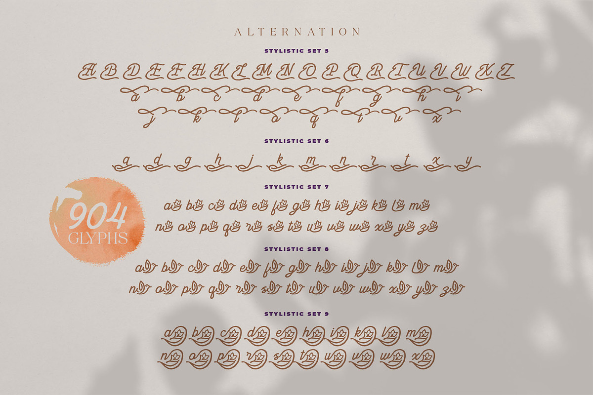 Dianthus Maiden Typeface, a Script Font by alit design (Photo 10 of 17)