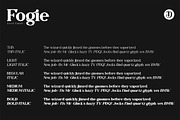 Fogie - Serif Family, a Serif Font by din-studio.com (Thumbnail 4 of 21)