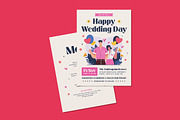 Malibu Wedding Invitation Template, an Invitation Template by iDoodle Studio (Thumbnail 3 of 4)