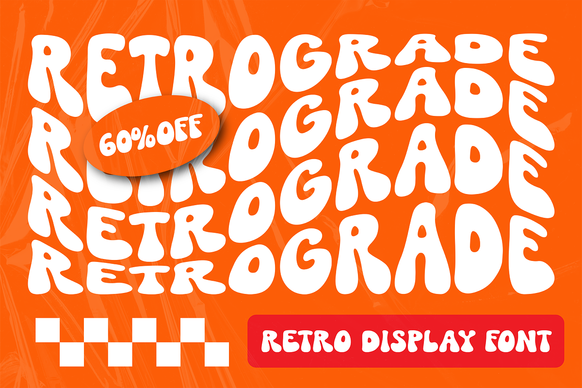 Another Nothing - Groovy Display, a Font by Namara Creative Studio (Photo 2 of 9)
