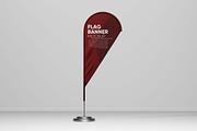 Flag Banner Mockups, an Advertising Mockup by Alhaytar (Thumbnail 3 of 3)