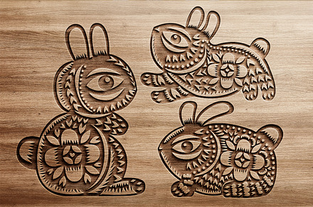 Chinese New Year 2023 RABBIT VECTOR