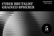 Cyber Brutalist Grained Spheres, a Texture Graphic by PopotLane (Thumbnail 1 of 5)