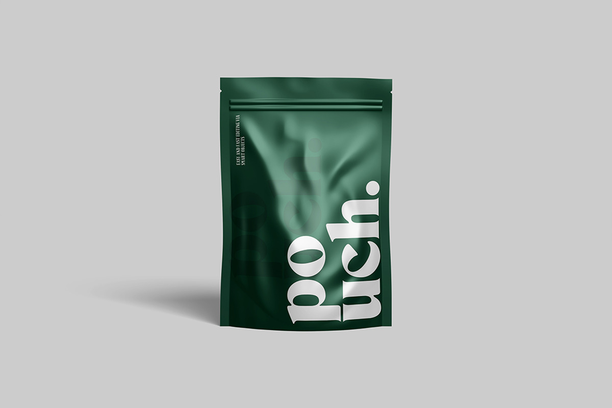 High Quality Pouch Packaging Mockup, a Mockup by DxSLEX (Photo 2 of 5)