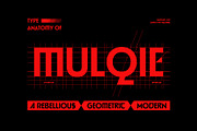 Mulqie – Rebellious Geometric Modern, a Sans Serif Font by Drizy (Thumbnail 3 of 10)