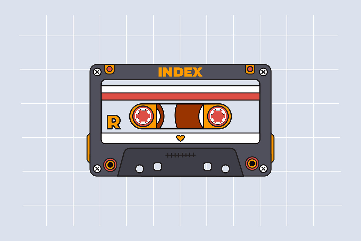 4 Retro Style Tapes, an Object Graphic by katyaskrn (Photo 2 of 5)