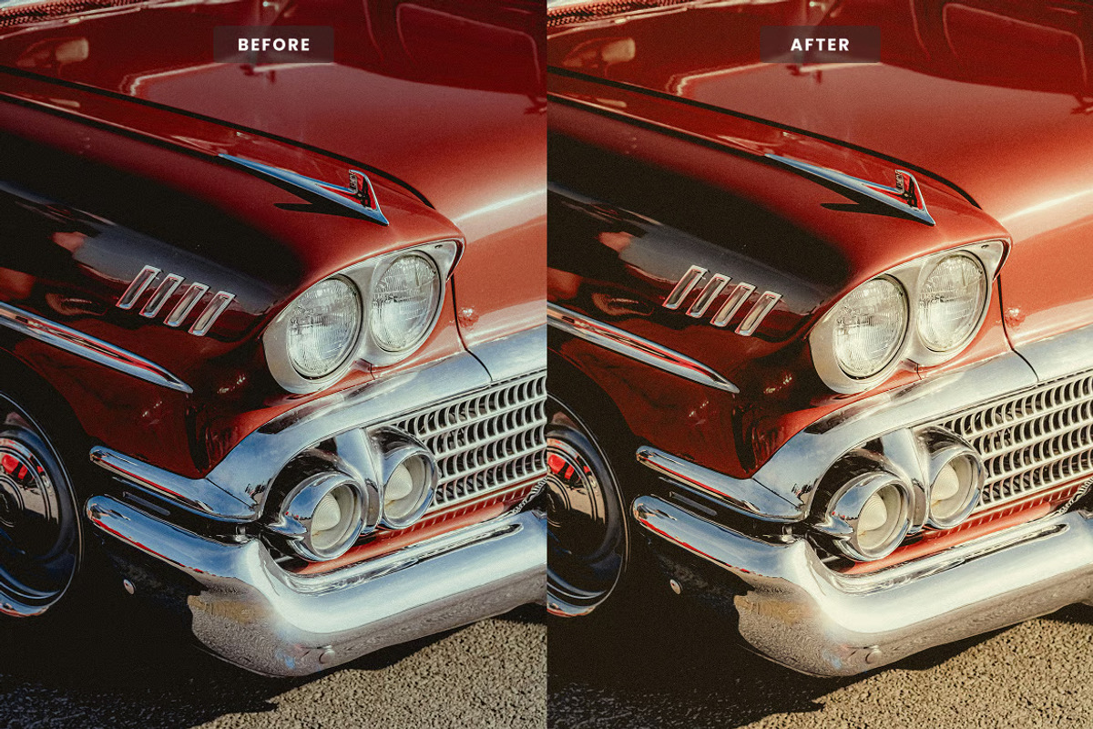 Classic Car Lightroom Presets, a Preset Add-On by Brand Earth (Photo 4 of 4)