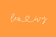 Auguste&Ophelia font, a Handwritten Font by BilberryCreates (Thumbnail 11 of 12)