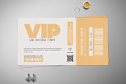Minimalistic VIP Pass Card 021, a Card Template by Tzochko (Thumbnail 3 of 5)
