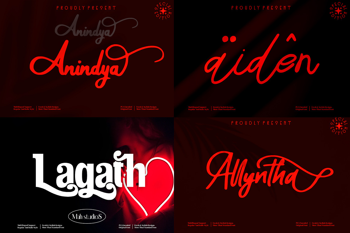 Display & Script Font Bundle, a Serif Font by mahstudios (Photo 17 of 17)
