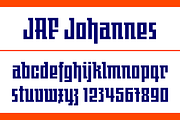 JAF Johannes, a Sans Serif Font by Just Another Foundry (Thumbnail 1 of 3)
