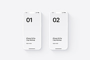 iPhone 16 Pro Clay - 24 Mockups, an iPhone Mockup by Asylab (Thumbnail 15 of 58)