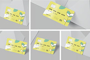5 Bank Card Mockups, an Advertising Mockup by megostudi0 (Thumbnail 1 of 7)