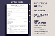 ATS Nurse Resume Template for word, a Resume Template by aivos (Thumbnail 2 of 7)