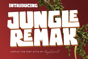 Jungle Remak - Display font