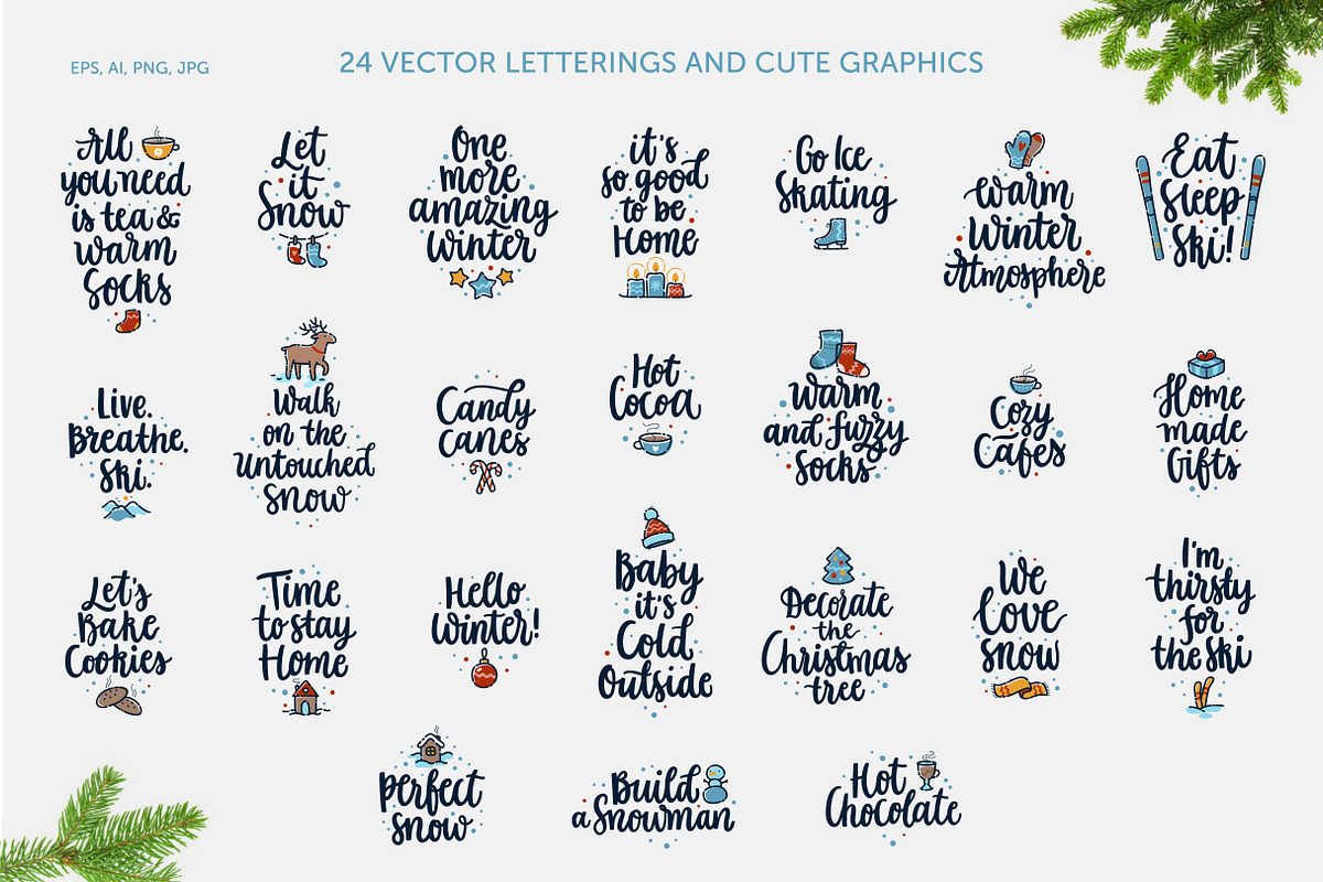 Christmas BUNDLE (266), an Illustration by Nina's Illustration Shop (Photo 3 of 37)