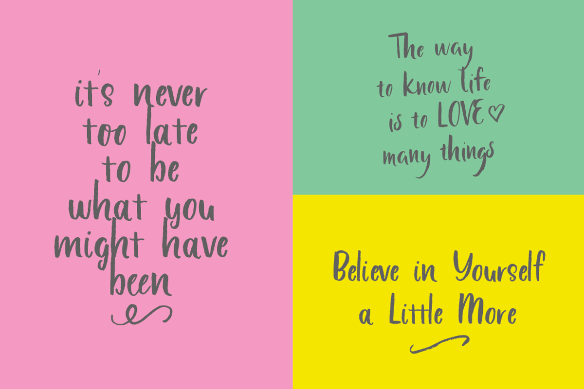 Make Believe Font, a Sans Serif Font by ElleMarieCalligraphy (Photo 10 of 14)