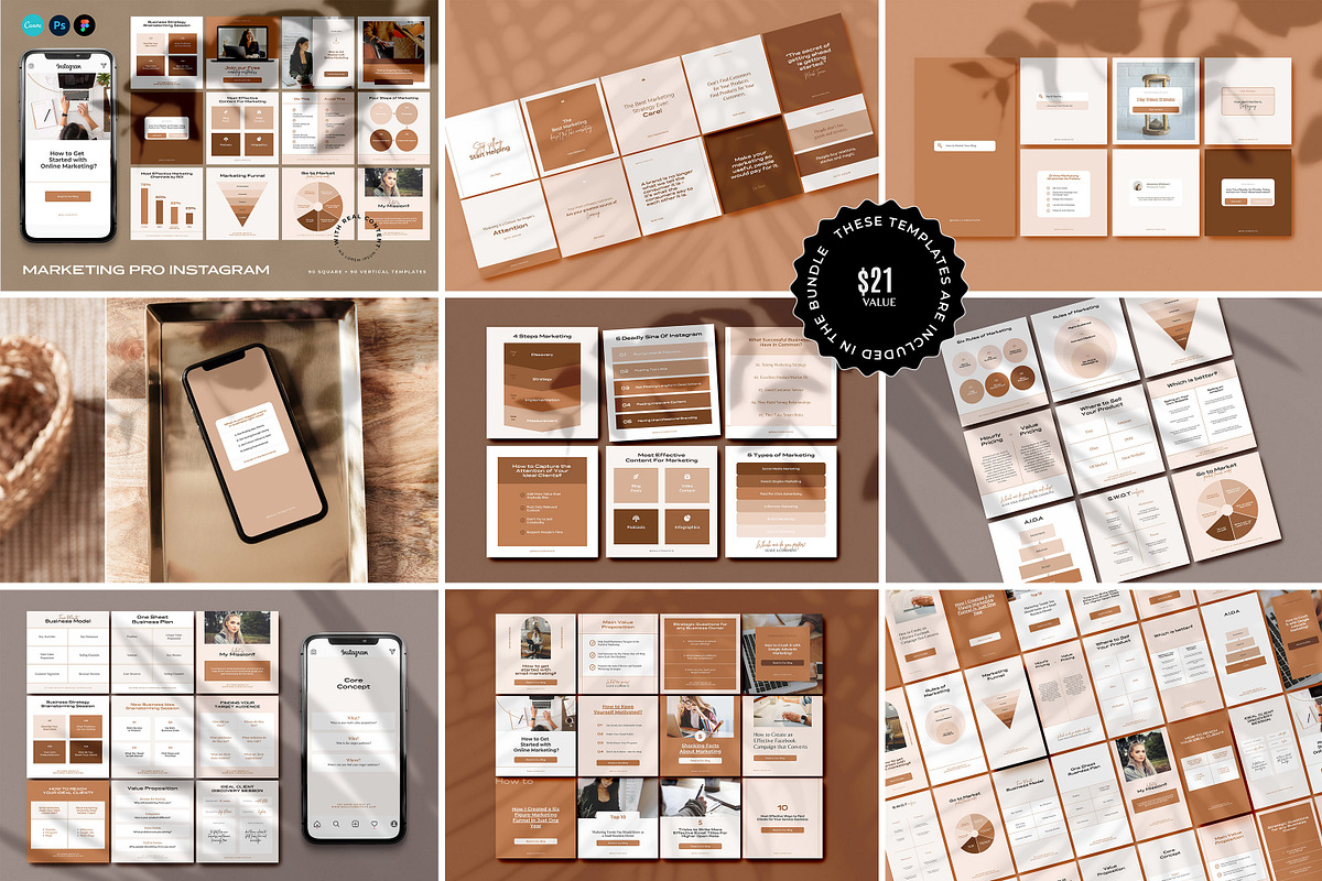 Social Media Templates For CANVA preview 5