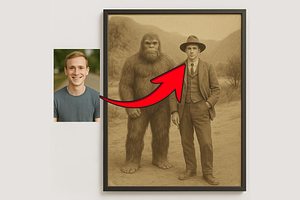Custom Sasquatch Portrait | Bigfoot