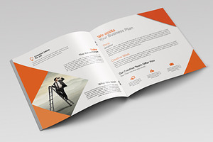 Bi-fold Square Brochure