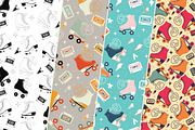 Roller Skates Illustrations, a Pattern Graphic by Blue Lela Design (Thumbnail 5 of 6)