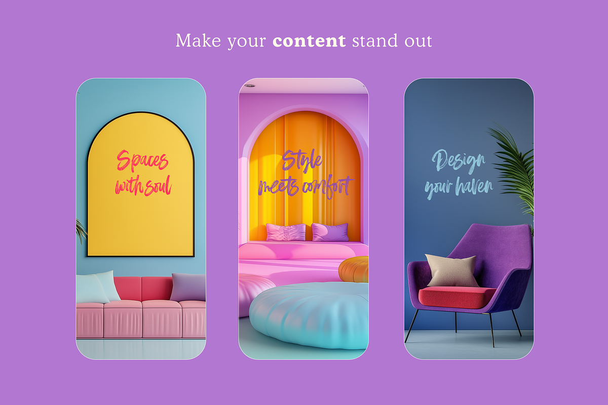 Pop Art Living Rooms, a Background Photo by Picturesque Stories (Photo 3 of 6)