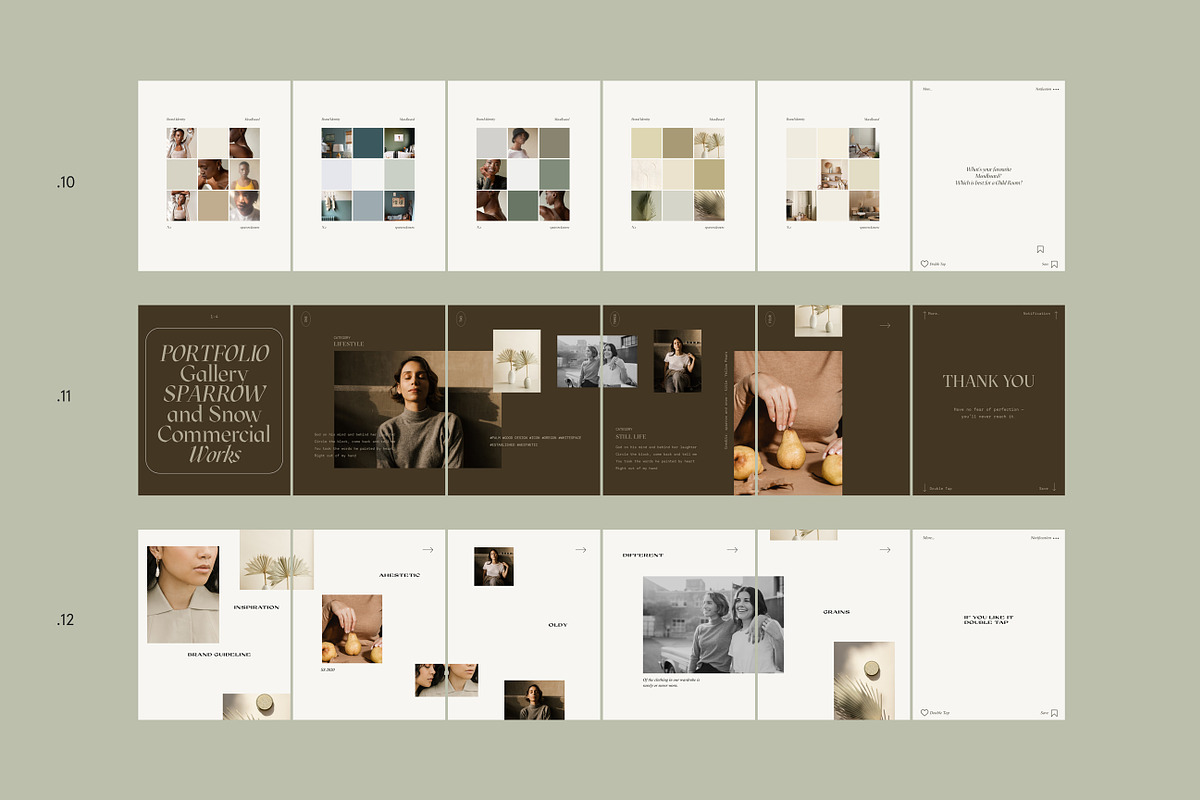 Sage Step by Step Carousel Templates, a Social Media Template by Sparrow & Snow (Photo 7 of 13)