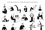 People Series BUNDLE: All 4 in 1, a Person Illustration by Veyla (Thumbnail 20 of 33)