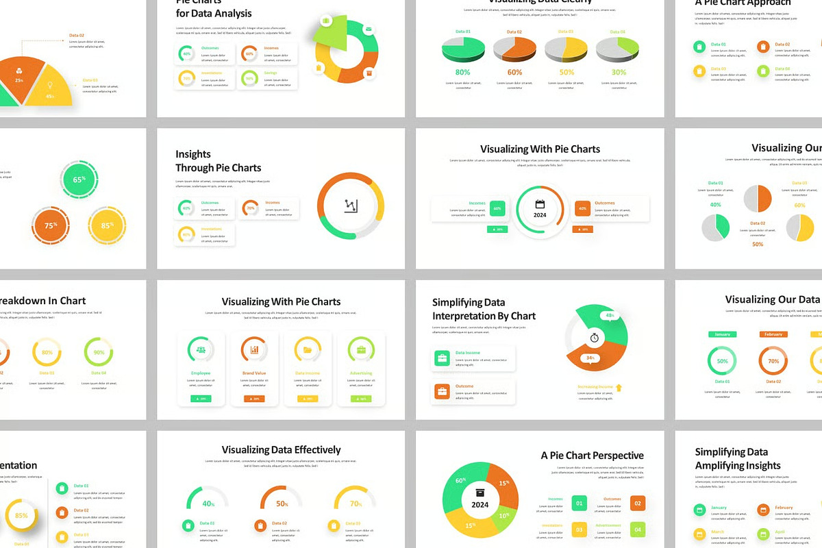 Pie Chart Powerpoint preview 2