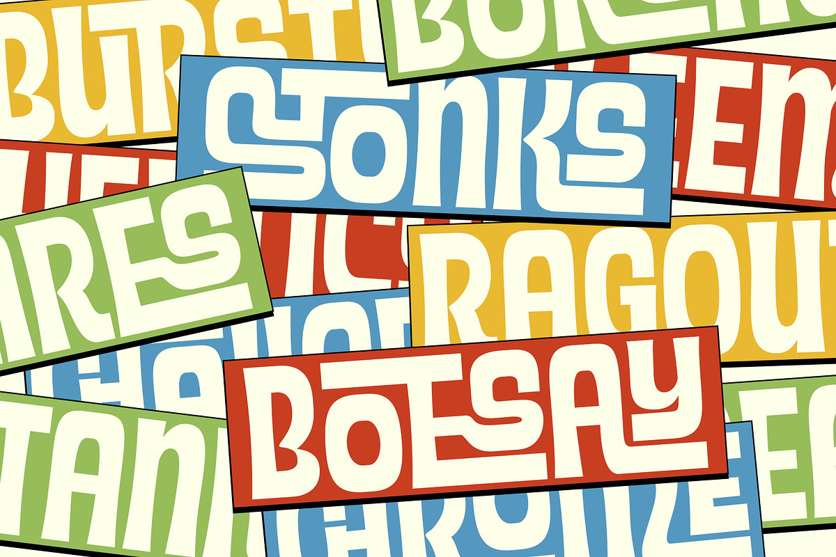 Okezone Chamoon Typeface, a Sans Serif Font by alit design (Photo 6 of 20)