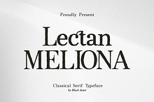 Lectan Meliona – Handmade Serif Font