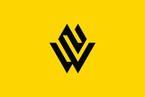 simple and bold letter NW or WN logo, a Branding & Logo Template by Rasagama Studio