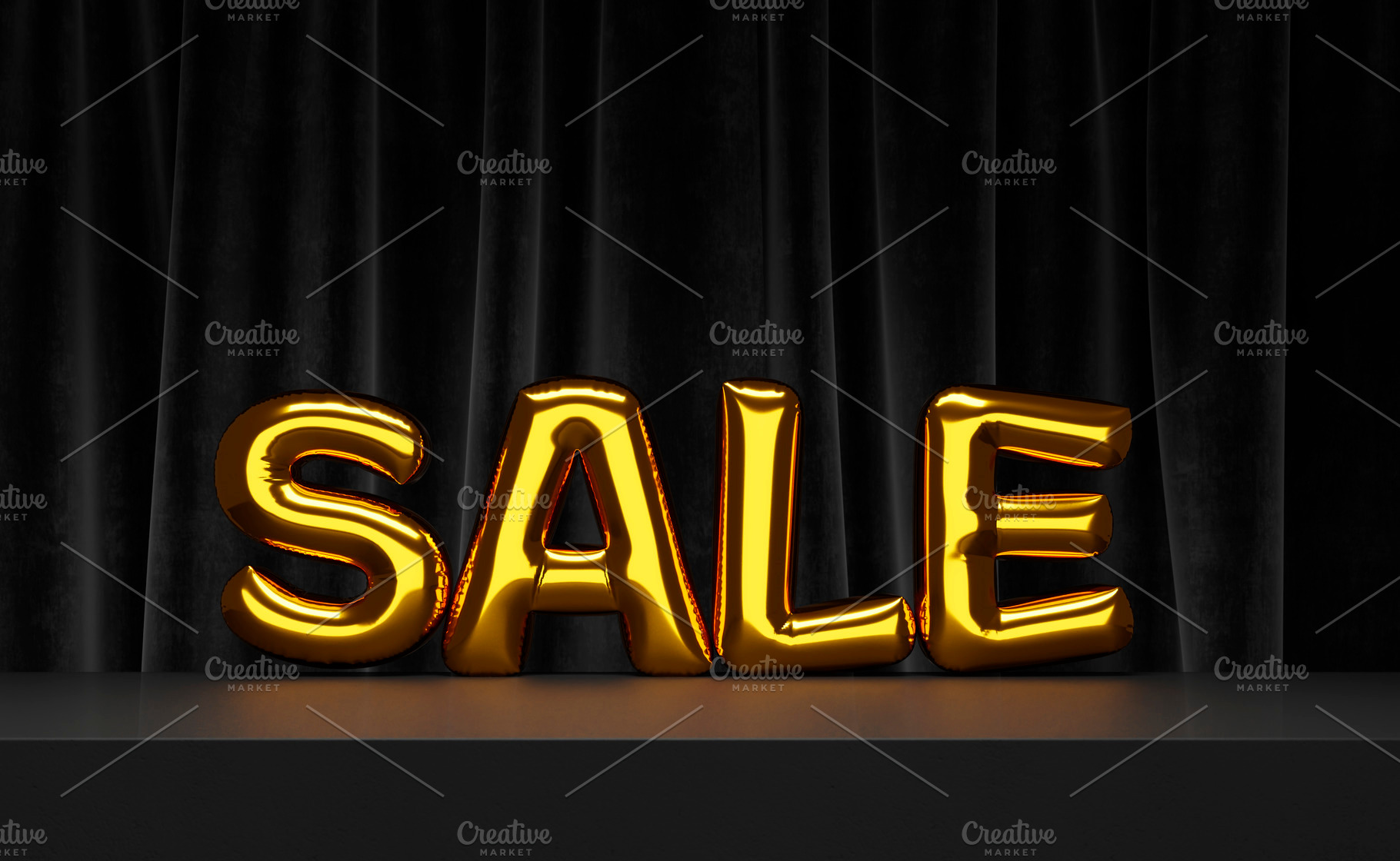 Sale background golden balloons text, a Holiday Photo by hitdelight
