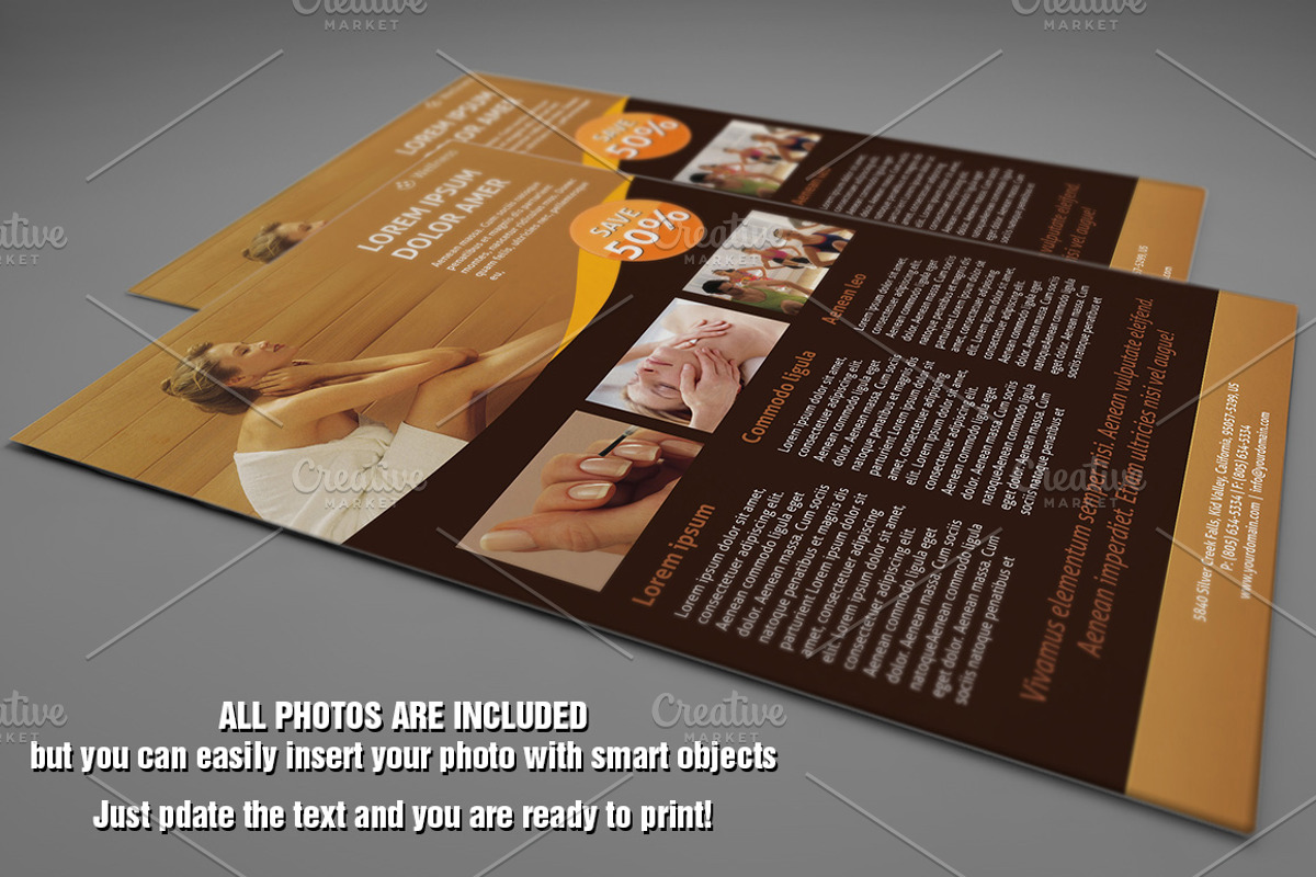 Multipurpose Flyer with 4 variations, a Flyer Template by Illusiongraphic