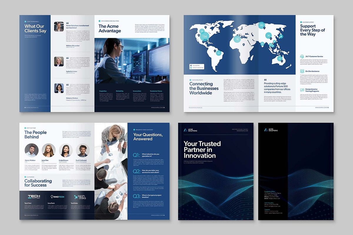 Sales Brochure Template, a Brochure Template by BrandPacks (Photo 5 of 7)
