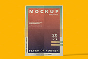 Flyer or Poster Mockup, an Advertising Mockup by Aprndy85 (Thumbnail 4 of 5)