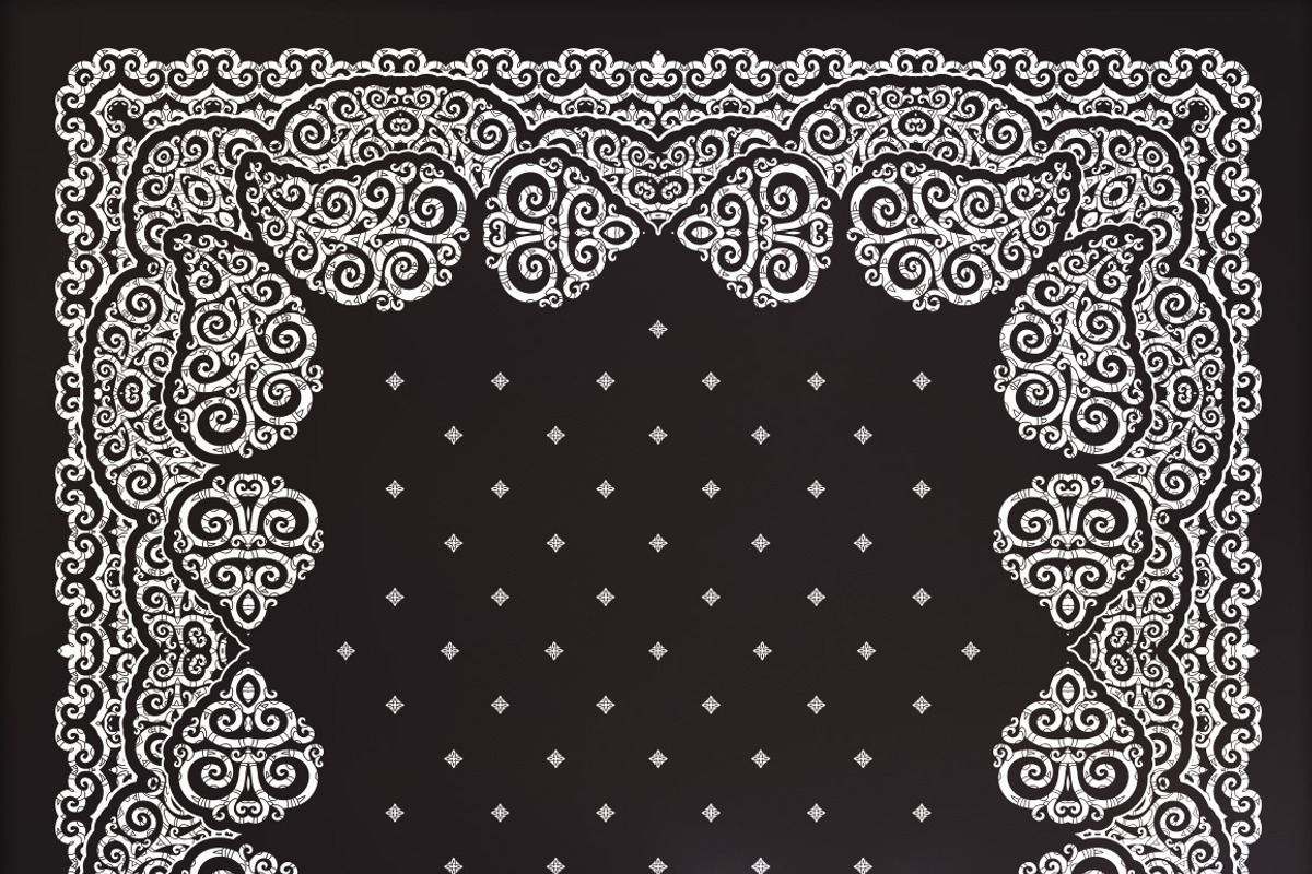 Bandanna print design set (vector), a Pattern Graphic by Bakhtiozin art graphic (Photo 4 of 8)