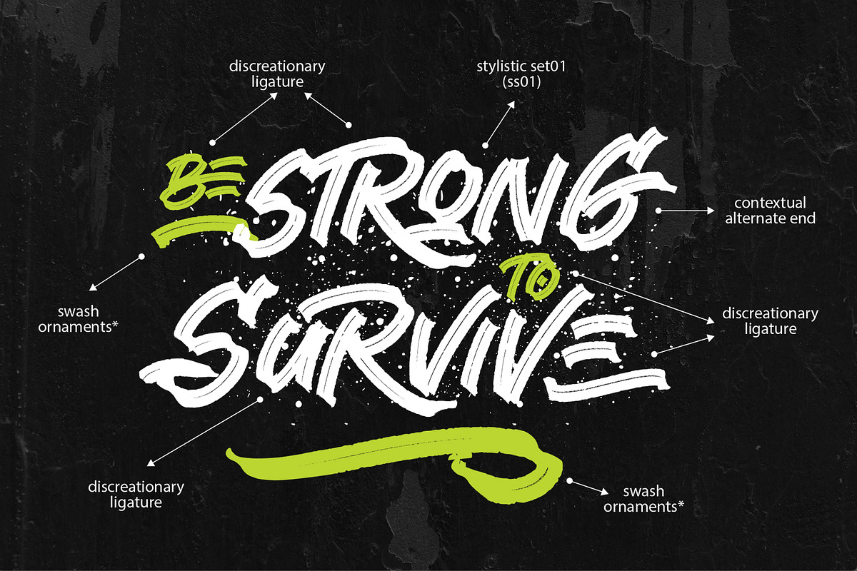 Grimraze - Brush Hand Lettering, a Script Font by Inviline.co (Photo 8 of 12)