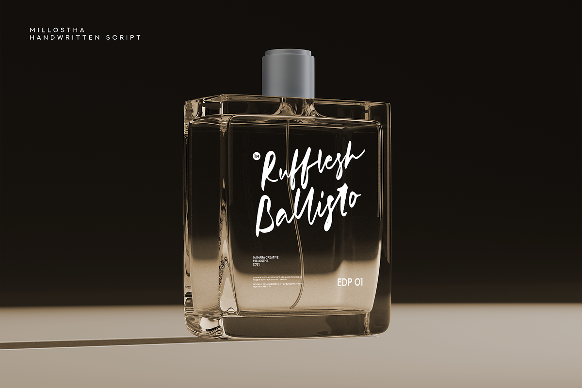 Millostha - Handwritten Script, a Script Font by Namara Creative Studio (Photo 5 of 12)
