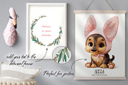 Baby dog, an Animal Illustration by TanyaSchuka (Thumbnail 2 of 6)