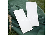 Wedding Menu Mockup Green Flat Lay, a Product Mockup by TatiMockup (Thumbnail 1 of 3)