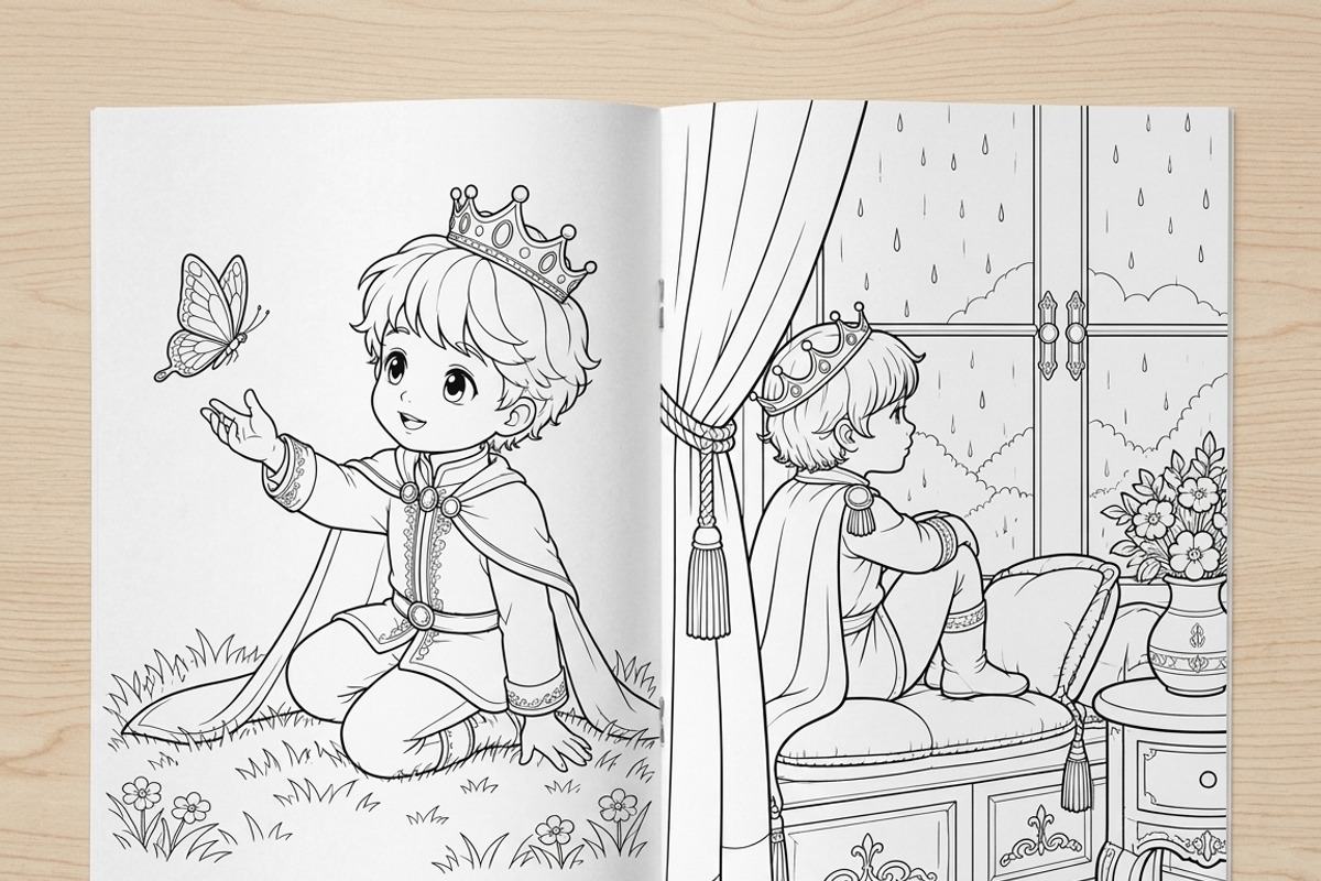 Magical Princess Coloring Book Vol29, a Person Illustration by ikarifq shop (Photo 7 of 7)