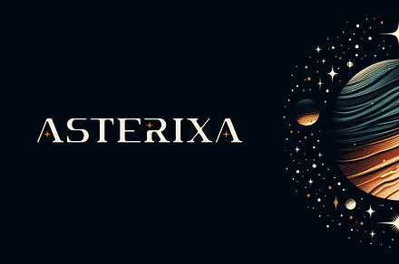 Asterixa Font, a Serif Font by IWMType
