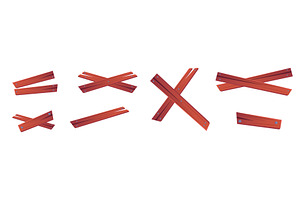 Nailed boards. Cartoon wooden planks, an Illustration by Stock-Smart-Start